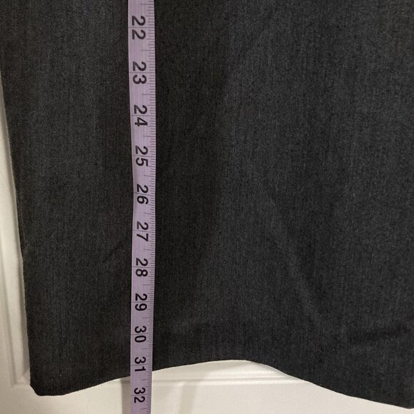 JESSICA Vintage charcoal grey long pencil skirt ~ Corporate goth MEDIUM LARGE - Picture 4 of 7